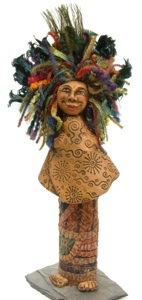 Wild and Wacky Women Ceramic Sculptures by Sherry Tolar